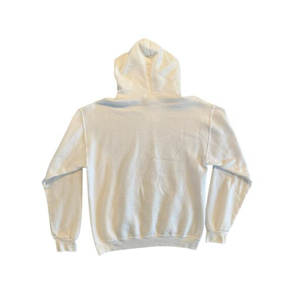 Disney Mickey Mouse Hoodie Adult Medium White Pullover Sweatshirt Graphic Print - Picture 2 of 8